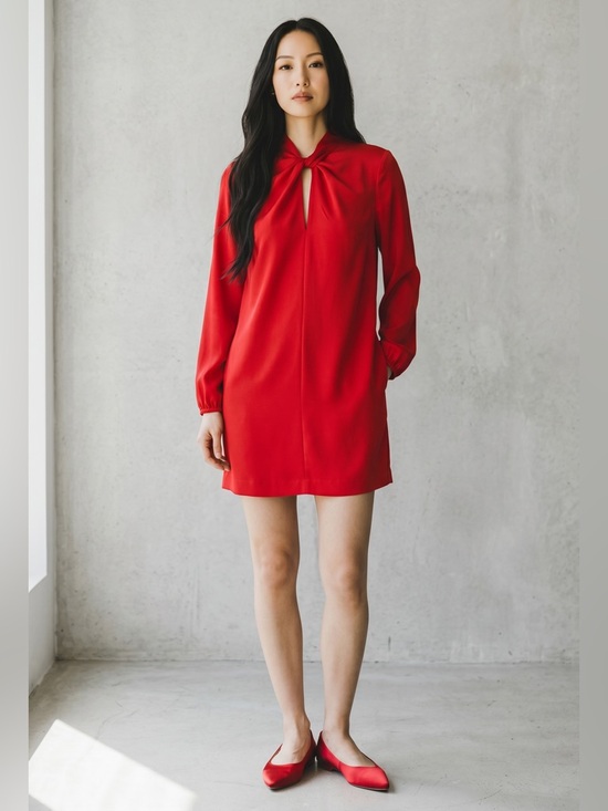 Cynthia Steffe Dresses & Skirts - CYNTHIA STEFFE ORIGAMI TWIST CORAL CRUSH DRESS SZ 2 NWT